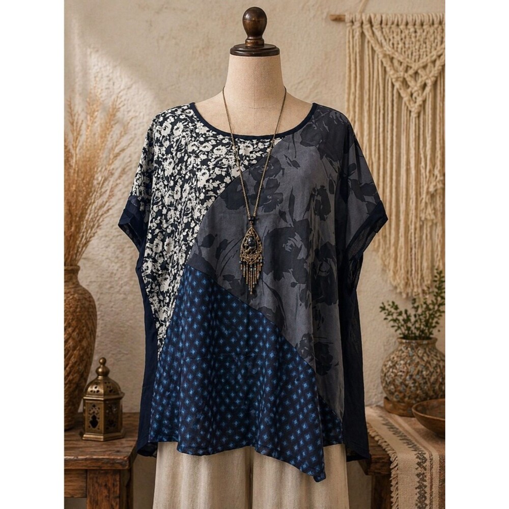 Lane Bryant Multicolored MultiFloral/Print Blouse Size 18/20